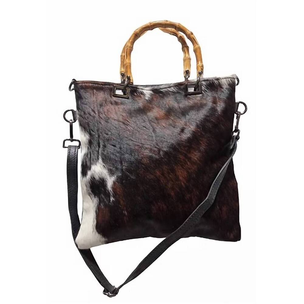 NEW CHARLIE LEATHER women's angelina large tote and over shoulder handbag in nat